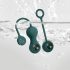 Magic Motion Crystal Duo - Smart Kegel Ball Set - Green - (2-Piece) 