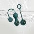 Magic Motion Crystal Duo - Smart Kegel Ball Set - Green - (2-Piece) 