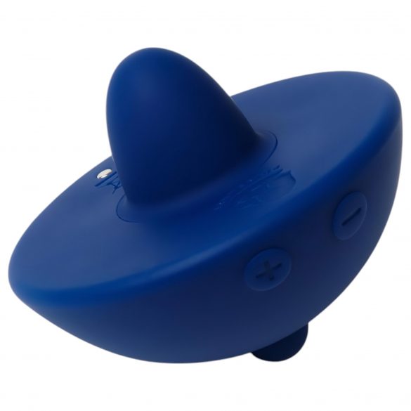 Powerful Spinner - Waterproof Rechargeable Clitoral Vibrator (Blue) 