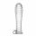 Lonely - Vibrating Thickening Penis Sleeve (Transparent) 