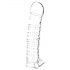 Lonely - Textured Vibrating Penis Sleeve (Transparent) 