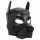 Ida Leather - Closed Dog Mask (Black) 