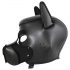 Ida Leather - Closed Dog Mask (Black) 