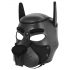 Ida Leather - Closed Dog Mask (Black) 