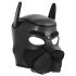 Ida Leather - Closed Dog Mask (Black) 